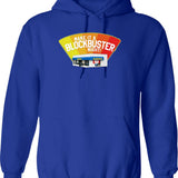 Make Art Not War Hoodie - Retro Graphic Pullover Hoodie for Men & Women - Blue