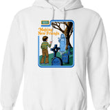 Make Orwell Fiction Again Hoodie - Retro Graphic Pullover Hoodie for Men & Women - White