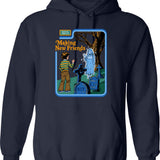 Make Orwell Fiction Again Hoodie - Retro Graphic Pullover Hoodie for Men & Women - Navy