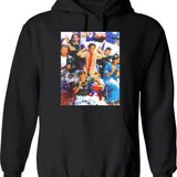 Malcolm Dewey Doll Hoodie - Retro Graphic Pullover Hoodie for Men & Women - Black