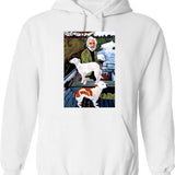 Man I Love Frogs Milf Retro Vintage Sunset Frog Lovers Hoodie - White