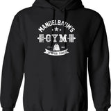 Mana Screw Hoodie - Retro Graphic Pullover Hoodie for Men & Women - Black
