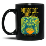 Mandy Cheddar Goblin Black Coffee Mug, Gift Coffee Mug