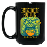 Mandy Cheddar Goblin Black Coffee Mug, Gift Coffee Mug - Black