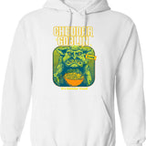 Mandy Cheddar Goblin Graphic Pullover Hoodie - White