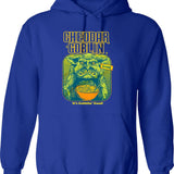 Mandy Cheddar Goblin Graphic Pullover Hoodie - Blue