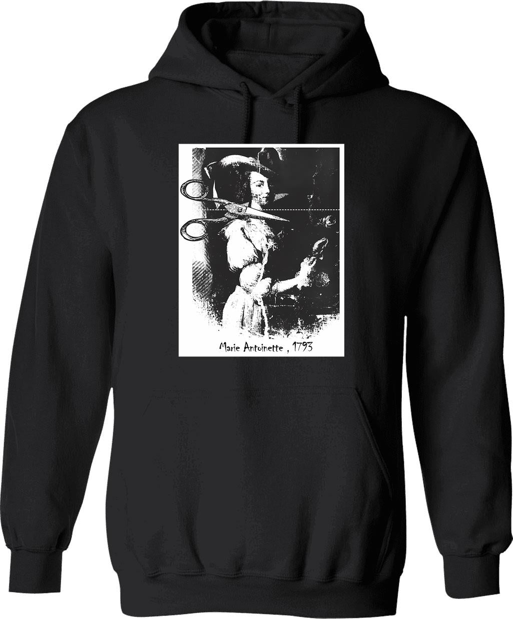 Maricn Hoodie - Retro Graphic Pullover Hoodie for Men & Women - Black
