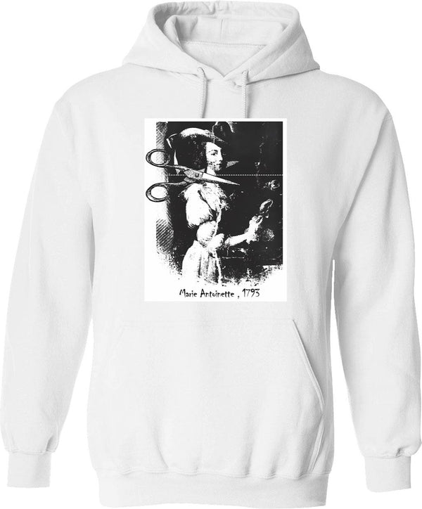 Maricn Hoodie - Retro Graphic Pullover Hoodie for Men & Women - White