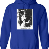 Maricn Hoodie - Retro Graphic Pullover Hoodie for Men & Women - Blue