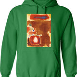 Mark Rothko Greenhalgh Adam Hoodie - Retro Graphic Pullover Hoodie for Men & Women - Green