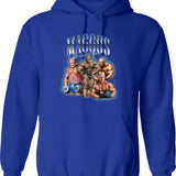Mark Rothko The Guggenheim Hoodie - Retro Graphic Pullover Hoodie for Men & Women - Blue