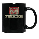 Marmon Trucks 1963 Black Coffee Mug, Gift Coffee Mug - Black