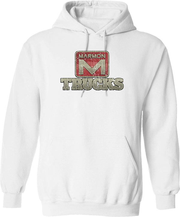 Marmon Trucks 1963 Graphic Pullover Hoodie - White