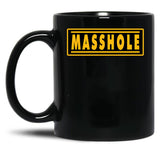 Masshole Black Coffee Mug, Gift Coffee Mug