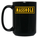 Masshole Black Coffee Mug, Gift Coffee Mug - Black