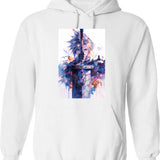 Master Mind Hoodie - Retro Graphic Pullover Hoodie for Men & Women - White