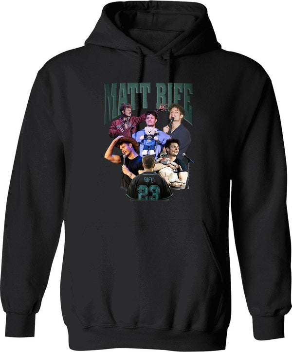 Matt Rife Graphic Pullover Hoodie - Black