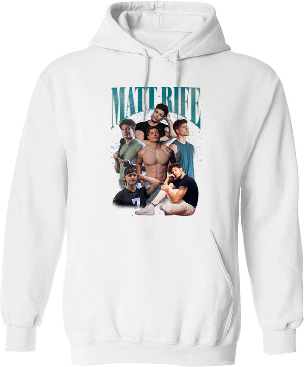 Matt Healy - Ratty Healy Vintage Bootleg Hoodie - White
