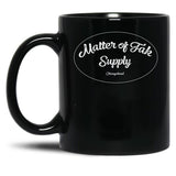 Matter of Fak Supply Chicagoland Black Coffee Mug, Gift Coffee Mug