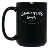 Matter of Fak Supply Chicagoland Black Coffee Mug, Gift Coffee Mug - Black
