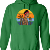 Max And Kyle Hoodie - Retro Graphic Pullover Hoodie for Men & Women - Green