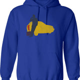 Mayor Of Yapsville Funny Meme Racoon Hoodie - Blue