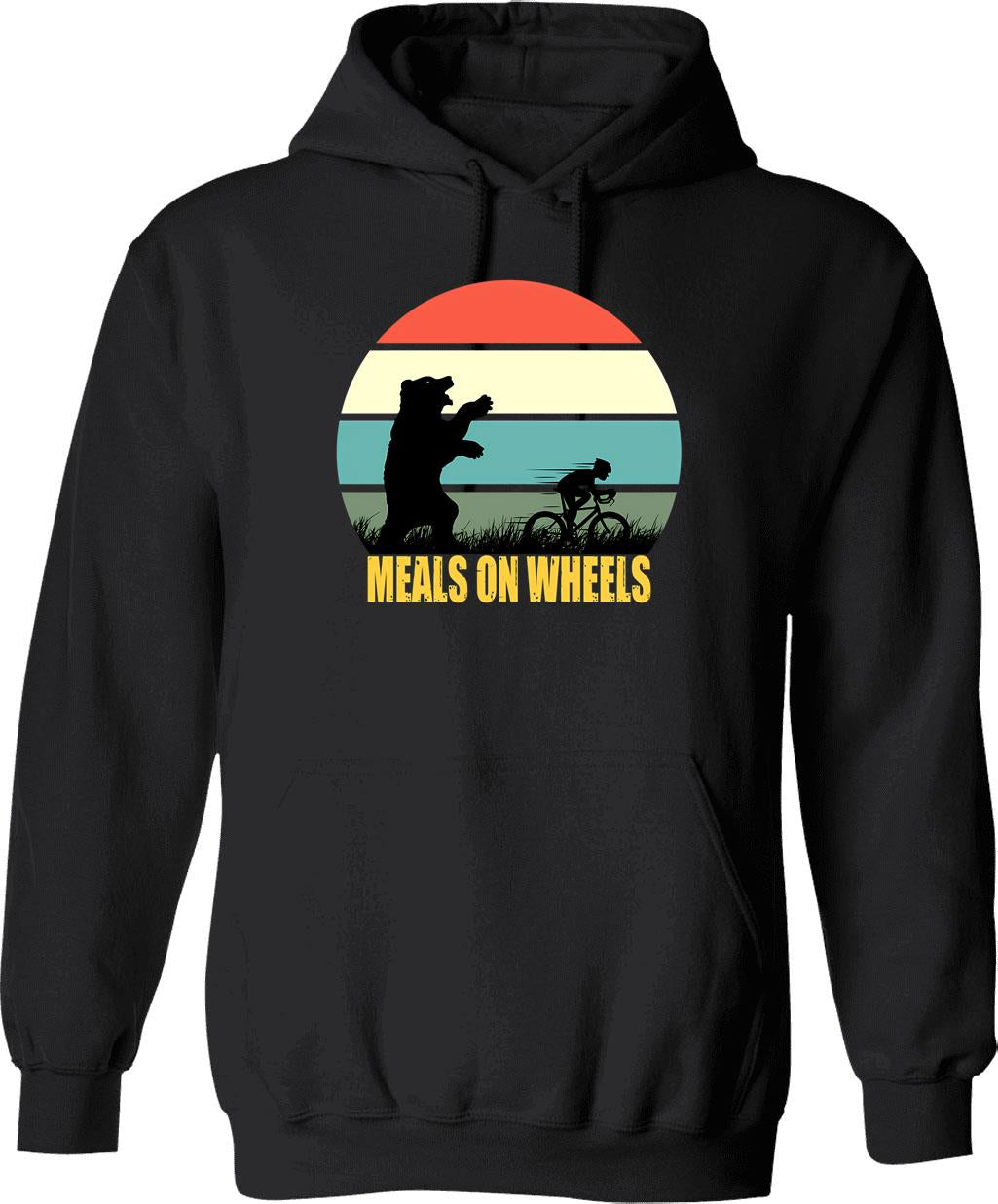 Mcky Rat Vintage Funny Hoodie - Retro Graphic Cosy Pullover - Black