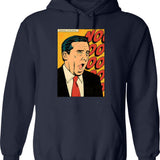 Mean Streak Classic Hoodie - Retro Graphic Pullover Hoodie for Men & Women - Navy