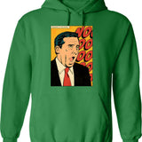 Mean Streak Classic Hoodie - Retro Graphic Pullover Hoodie for Men & Women - Green