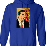 Mean Streak Classic Hoodie - Retro Graphic Pullover Hoodie for Men & Women - Blue