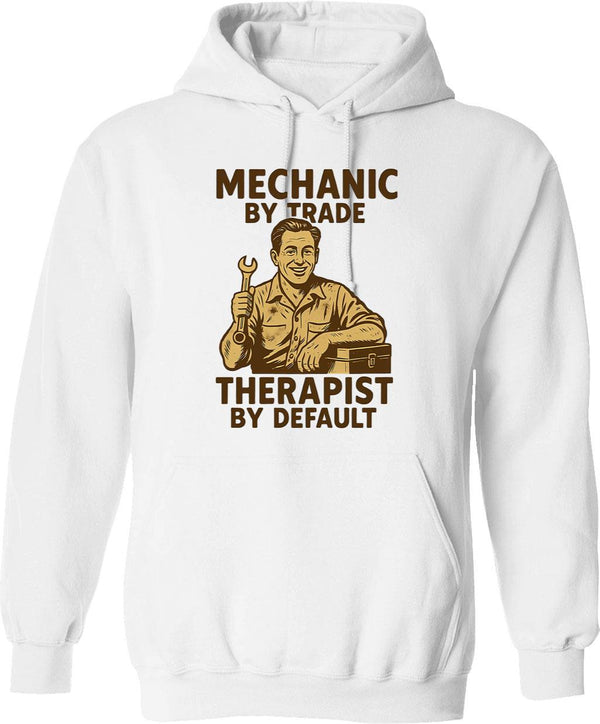 Meanwhile... Hoodie - Retro Graphic Pullover Hoodie for Men & Women - White