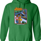 Meet Your Doppelgnger Hoodie - Retro Graphic Pullover Hoodie for Men & Women - Green