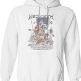 Meet Your Neighbours Hoodie - Retro Graphic Pullover Hoodie for Men & Women - White