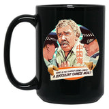 Meme A Succulent Chinese Meal Funny Black Coffee Mug, Gift Coffee Mug - Black