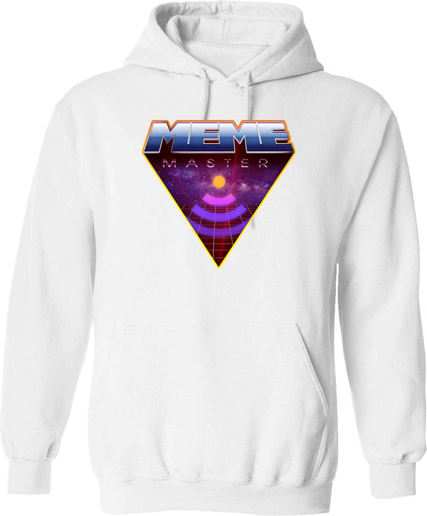 Mel The Legend Hoodie - Retro Graphic Pullover Hoodie for Men & Women - White