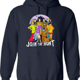 Meme Vintage Labubu The Monsters Funny Labubu Cute Hoodie - Navy