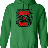 Mens Funny Gg Allin Antiseen Hoodie - Sarcastic Humor Graphic Hoodie - Green