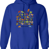 Mens Funny Spider Dad Hoodie Insect - Sarcastic Humor Graphic Hoodie - Blue