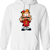 Mens It's Not A Dad Bod It's A Father Figure Funny Retro Vintage Hoodie - White