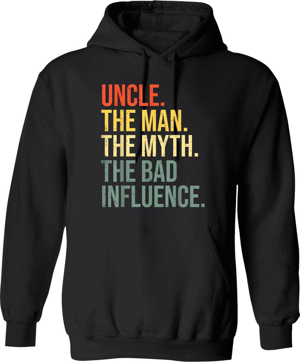 Mens Real Grandpas Ride Motorcycles Print Funny Gift For Grandpa Hoodie - Black
