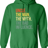 Mens Real Grandpas Ride Motorcycles Print Funny Gift For Grandpa Hoodie - Green