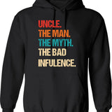 Mens Vintage Chicken Daddy Chicken Dad Father Farmer Retro Hoodie - Black