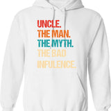 Mens Vintage Chicken Daddy Chicken Dad Father Farmer Retro Hoodie - White