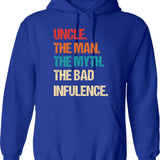 Mens Vintage Chicken Daddy Chicken Dad Father Farmer Retro Hoodie - Blue