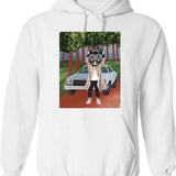 Menx27s The Herd With Colin Cowherd Logo Classic Hoodie - White