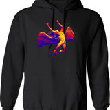 Metal Detecting Heartbeat Pulse Gift For Metal Detectors Hoodie - Black