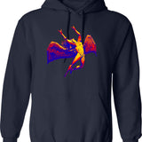 Metal Detecting Heartbeat Pulse Gift For Metal Detectors Hoodie - Navy