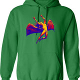 Metal Detecting Heartbeat Pulse Gift For Metal Detectors Hoodie - Green