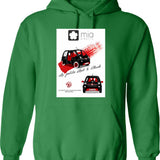 Metal Icarus Hoodie - Retro Graphic Pullover Hoodie for Men & Women - Green