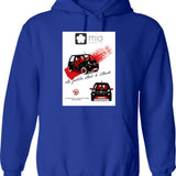 Metal Icarus Hoodie - Retro Graphic Pullover Hoodie for Men & Women - Blue